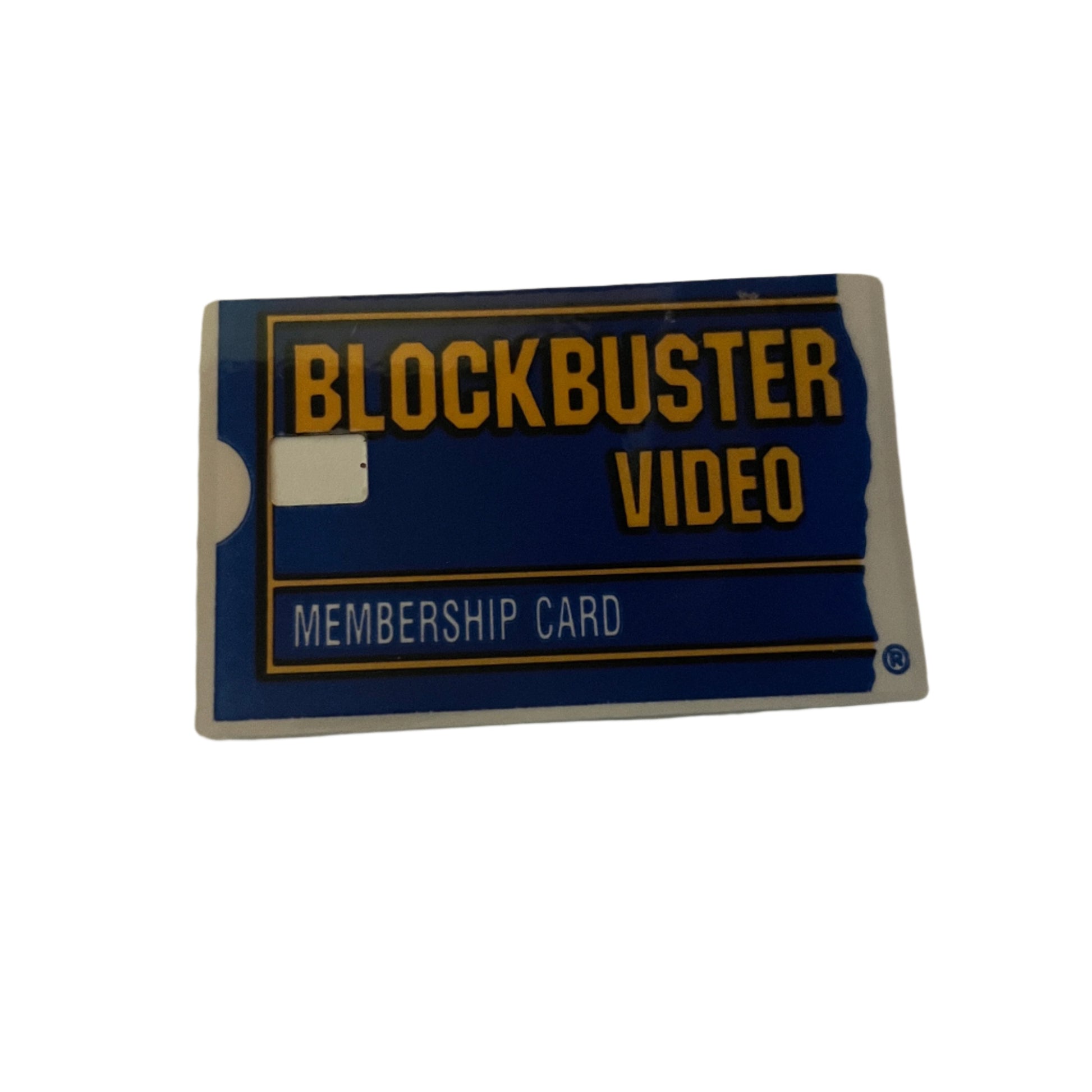 Blockbuster Video membership card 