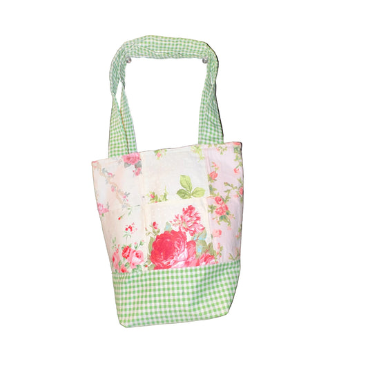 Floral Tiny Tote | One-of-a-Kind Mini Fabric Bag