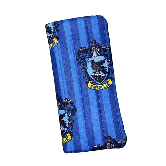 Blue Wizarding House Glasses Case