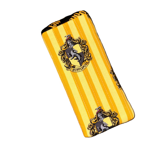 Yellow Wizarding House Glasses Case